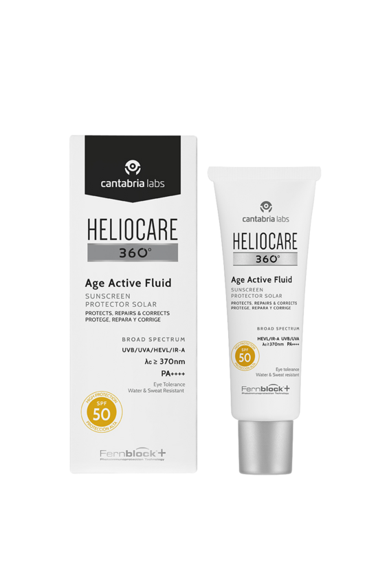 HELIOCARE 360° AGE ACTIVE FLUID SPF50+ | Saules aizsargfluīds ar pretnovecošanās īpašībām SPF50 +, 50 ml